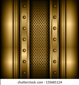 Background vector metallic.