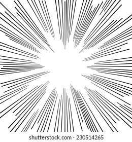 Background Vector  Monochrome Comic Book Explosion With Star Burst