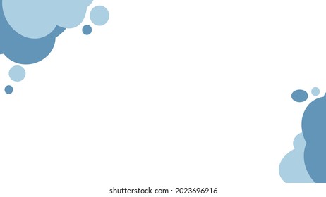 background vector on blue cloud in the corner. good to your decoration. template