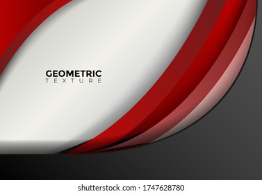 background vector overlap layer on dark  and white space for background design