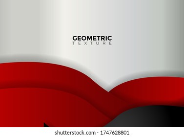background vector overlap layer on dark  and white space for background design