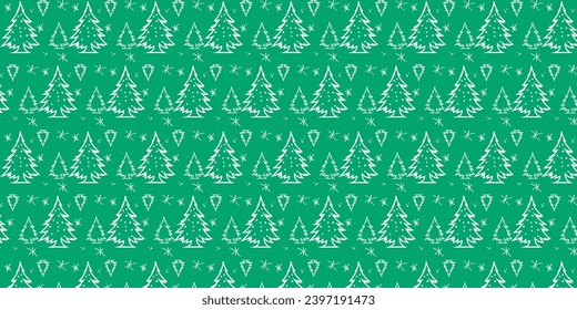 Background vector pattern design with christmas theme.