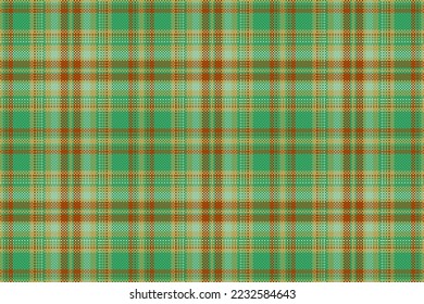 Background vector pattern. Tartan plaid check. Texture seamless textile fabric in pastel and orange colors.