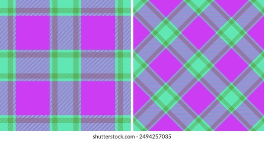 Background vector pattern of texture fabric seamless with a textile tartan plaid check. Set in trending colours for stylish picture ideas for fashion inspiration.