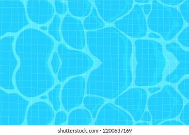 Background vector. Pool banner, sea landscape poster. isolated background