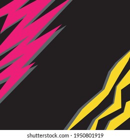 Anuncio de vectores de fondo Geométrico de color completo 