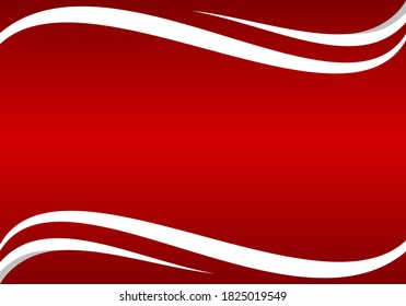 Hintergrundvektor mit roter und weißer Farbe