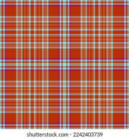 Hintergrundvektor nahtlos. Tartan-Stoffscheck. Plaid-Muster Textur in Rosa- und Orangenfarben.
