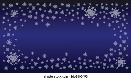 Background Vector snowflake for your social media.