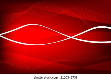 background vector : some red curved lines with two white lines intersecting each other