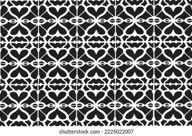 Background Vector Stencil, Black and White