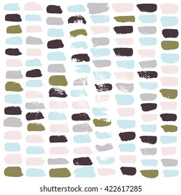 Background vector strokes. Other traces of the dry brush.
