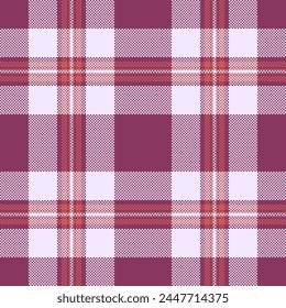 Background vector tartan of plaid textile pattern with a seamless texture check fabric in pink and light colors.