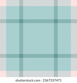 Background vector texture of seamless textile check with a fabric pattern plaid tartan in light and misty rose colors.
