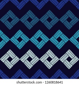 Background with vector traditional seamless pattern in the shape of rectangles. Texture patchwork. Weaving.  Can be used for wallpaper, textile, invitation card, wrapping, web page back
