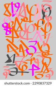 Background vector, using lines, interlacing, using yellow, pink, gray, orange colors, can be applied to graphics.