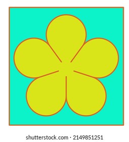 Background vector wallpaper illustration of flowers line pattern graphic design art style 