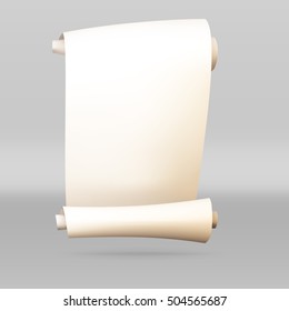 background vector, white paper, scrolls
