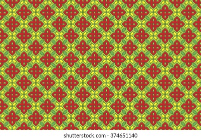 Background of a vectorized Russian ornament, seamless pattern