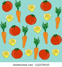 background of vegetables tomato carrot lemon is very useful vegetarian