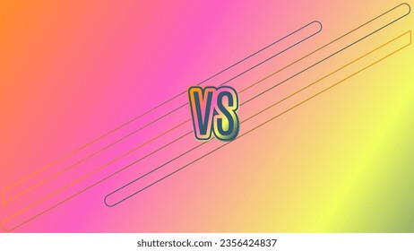 background versus with a modern gradient color