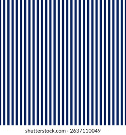 Background with vertical blue and white stripes. Seamless and repeating pattern. Smooth straight stripes. Vector illustration.