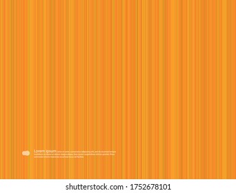 Background with vertical orange stripes. Vector graphics