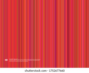  Background with vertical red stripes. Vector graphics.
