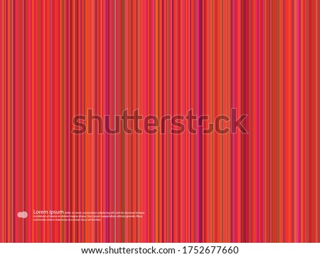 Background with vertical red stripes. Vector graphics.