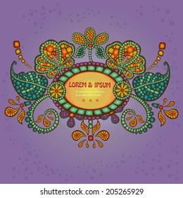 Background with vignette 