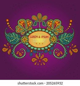 Background with vignette 
