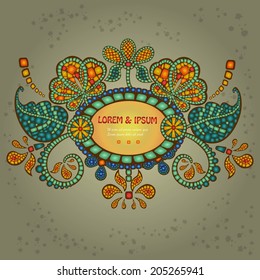 Background with vignette 