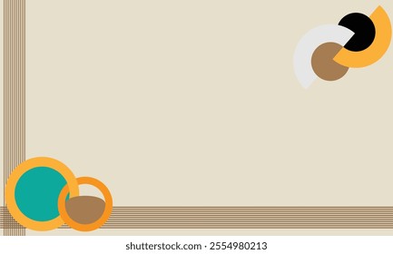 background with vintage colorful stripes, great to use as background, banner and wallpaper. Editable vector