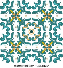 Background vintage flower. Seamless floral pattern. Abstract wallpaper. Texture royal vector. Fabric illustration.