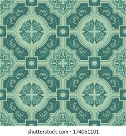 Background vintage flower. Seamless floral pattern. Abstract wallpaper. Texture royal vector. Fabric illustration.