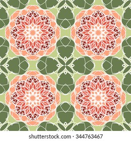 Background vintage flower. Seamless floral pattern. Abstract wallpaper. Texture royal vector. Fabric illustration.