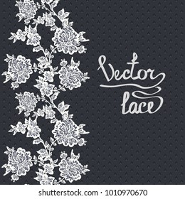 Background with vintage lace