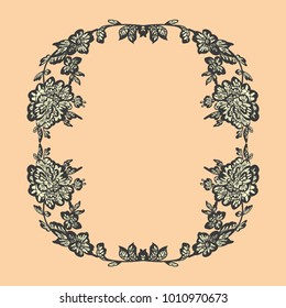 Background with vintage lace