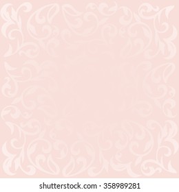 Background with vintage tracery. 