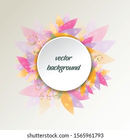 Background with violet flowers. Autumn spring pattern.