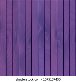 Background of violet wooden boards. Vector background