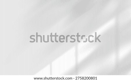 Background Wall White with Shadow Light Texture, Architecture Abstract Design Mock up, Minimal Design  Modern Home Interior Room Frame Grey Gradient Surface for Presentation Banner