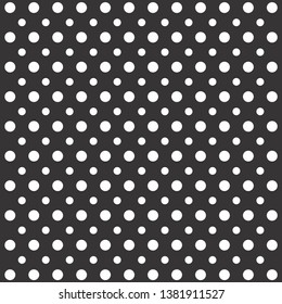 background wallpaper black and white polka dot - vector