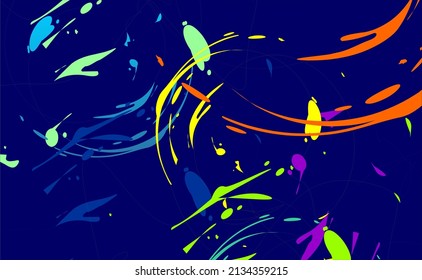 Background Wallpaper Blue Splatter Abstract Texture Stock Vector