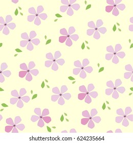 Background wallpaper with flowers. Vector illustration