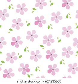 Background wallpaper with flowers. Vector illustration