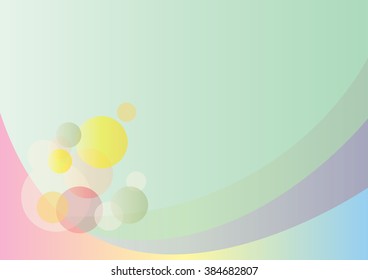 Background wallpaper illustration dots circles bubbles abstract design