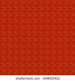 Background wallpaper illustration with red, orange and brown flowers and vintage paisley ornaments. Modern luxury texture for fabrics, textile. Vector floral seamless pattern.