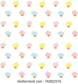Background wallpaper pastel flowers