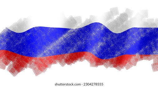 Background wallpaper russian flag with many style 